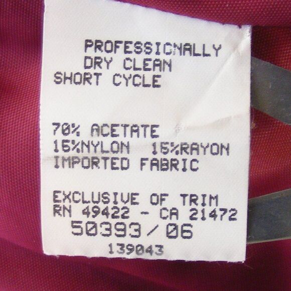 JESSICA MCCLINTOCK Evening Dress, S, Red Velvet, Golden Sequins, Off-shoulder - Picture 13 of 14